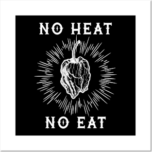 No Heat No Eat Posters and Art